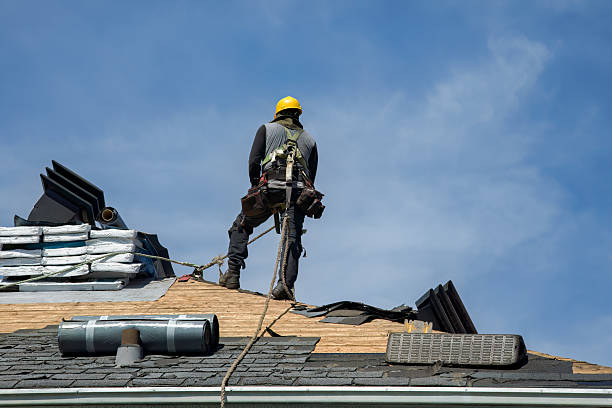 Professional Flat Roof Repair technician working in Lyndon, KS